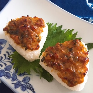 塚田農場の味噌使用！味噌焼きおにぎり♪